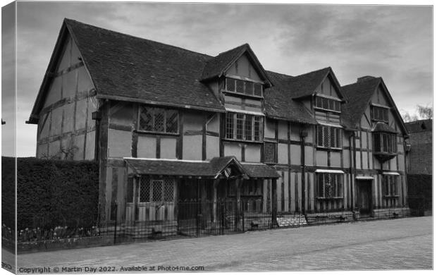 Journey into the birthplace of Shakespeare Canvas Print by Martin Day