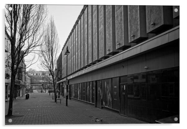 Brutalist Architecture, Newcastle upon Tyne Acrylic by Rob Cole