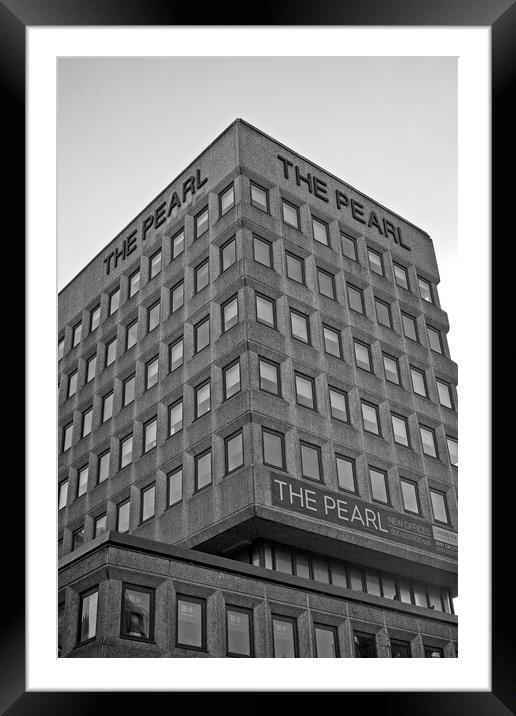 The Pearl, Newcastle upon Tyne Framed Mounted Print by Rob Cole