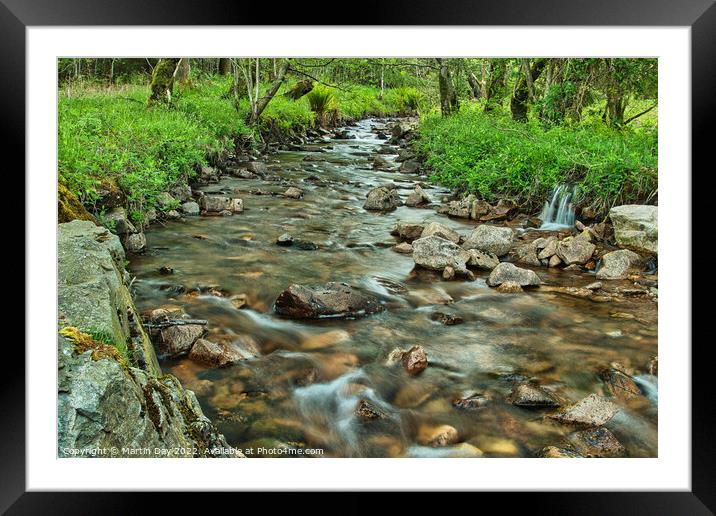 Enchanting Dry Beck at Ennerdale Water Framed Mounted Print by Martin Day
