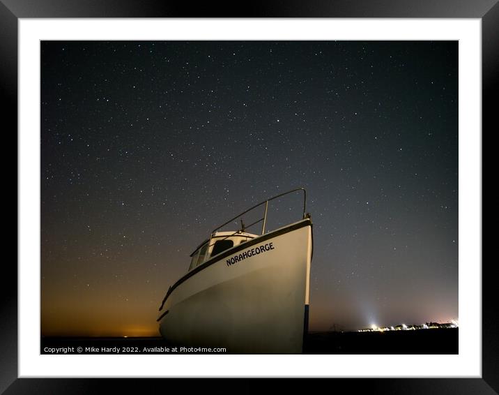 Follow the lighthouse Framed Mounted Print by Mike Hardy