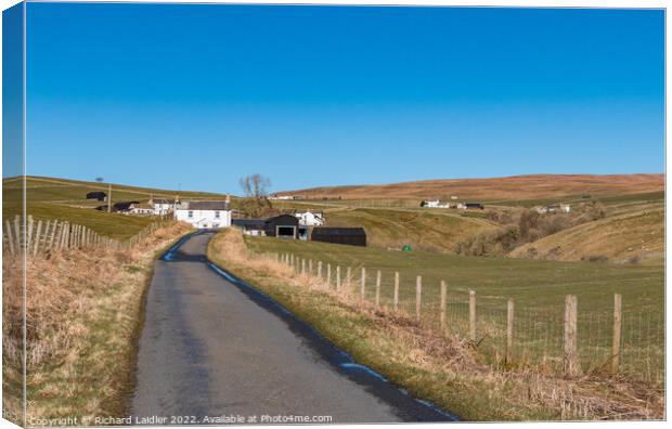 Up Into Ettersgill on the 1st Day of Spring 2022 Canvas Print by Richard Laidler