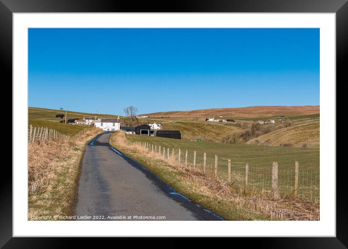 Up Into Ettersgill on the 1st Day of Spring 2022 Framed Mounted Print by Richard Laidler