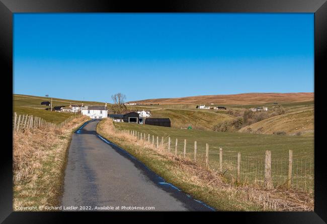 Up Into Ettersgill on the 1st Day of Spring 2022 Framed Print by Richard Laidler