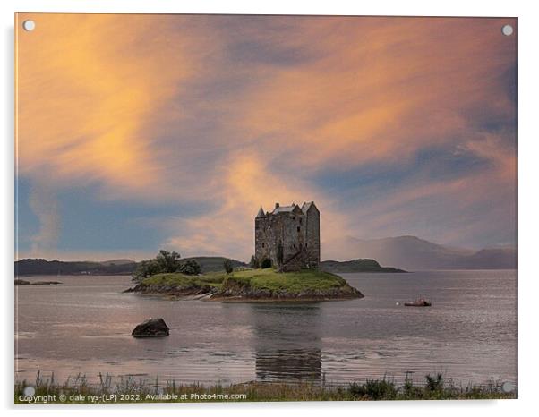 STALKER CASTLE argyll and bute Acrylic by dale rys (LP)
