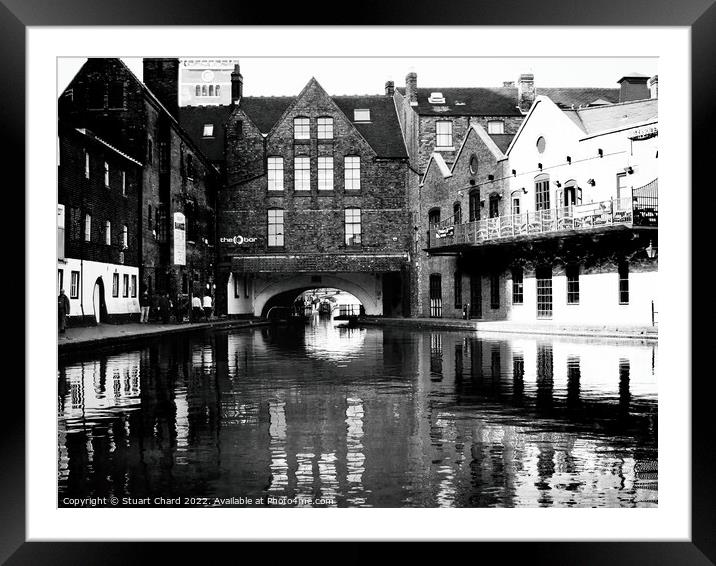 Birmingham Canal Framed Mounted Print by Travel and Pixels 
