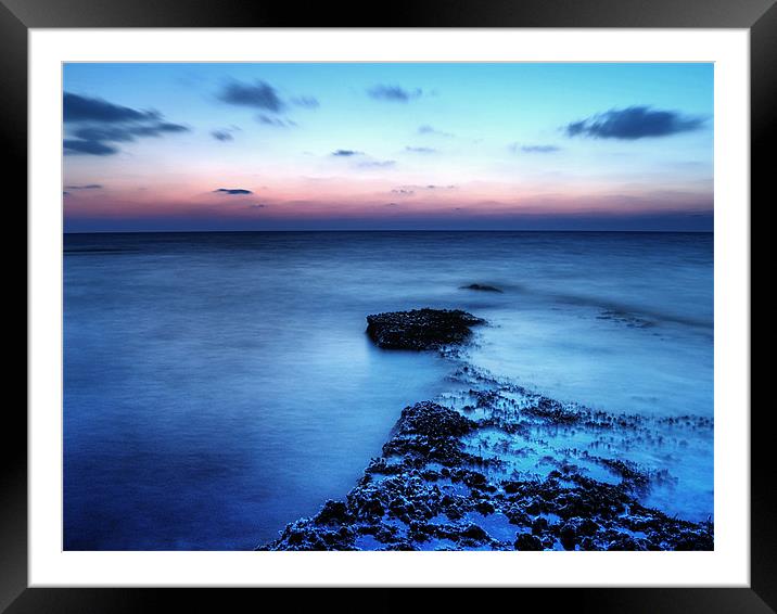 Beach Blues Framed Mounted Print by Aj’s Images
