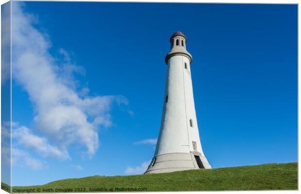 The Hoad Monument, Ulverston Canvas Print by Keith Douglas