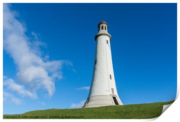 The Hoad Monument, Ulverston Print by Keith Douglas