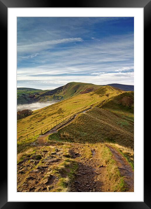 The Great Ridge Framed Mounted Print by Darren Galpin