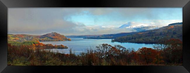 Scottish Loch Framed Print by Michael Hopes