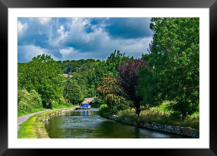 Kennet and Avon Kennet Canal Framed Mounted Print by Joyce Storey
