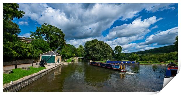 Kennet and Avon Canal at Dundas Aqueduct Print by Joyce Storey