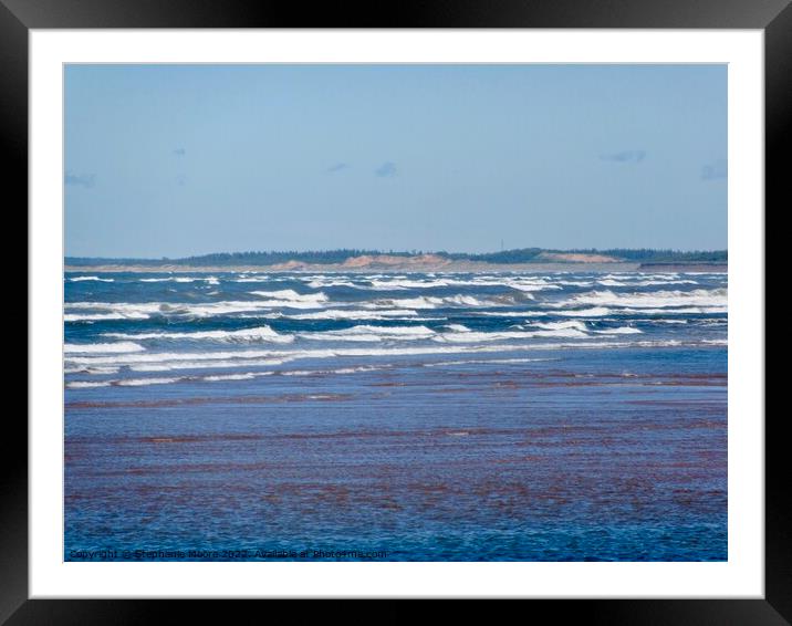 Incoming Tide Framed Mounted Print by Stephanie Moore