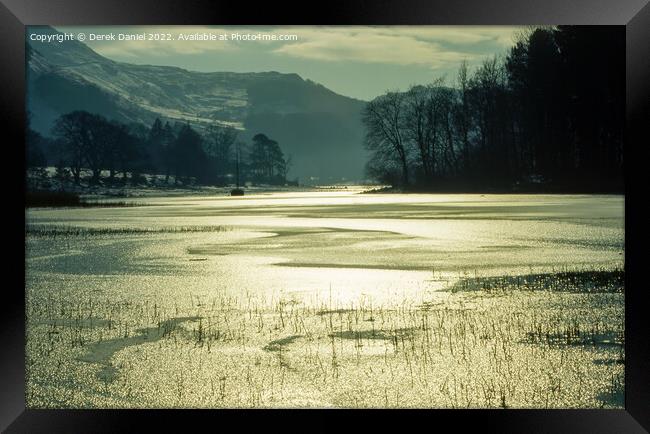 The Lake District in Winter Framed Print by Derek Daniel