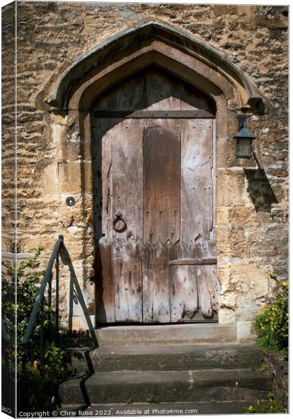 Ancient door Canvas Print by Chris Rose