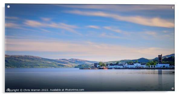 Loch Fyne Inveraray Argyll and Bute Scotland Acrylic by Chris Warren