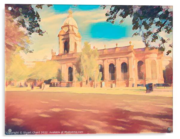 St Philips Cathedral Birmingham Acrylic by Stuart Chard