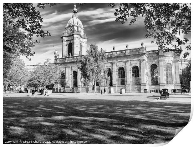 St Philips cathedral in the center of Birmingham Print by Travel and Pixels 