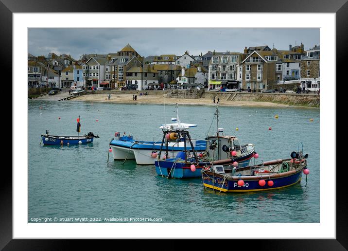 St Ives Framed Mounted Print by Stuart Wyatt