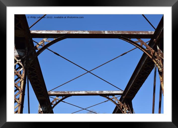 Rustic Bridge 3 Framed Mounted Print by Philip Lehman