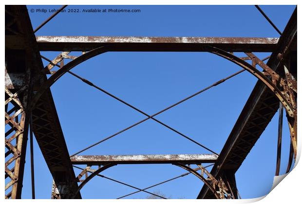 Rustic Bridge 3 Print by Philip Lehman