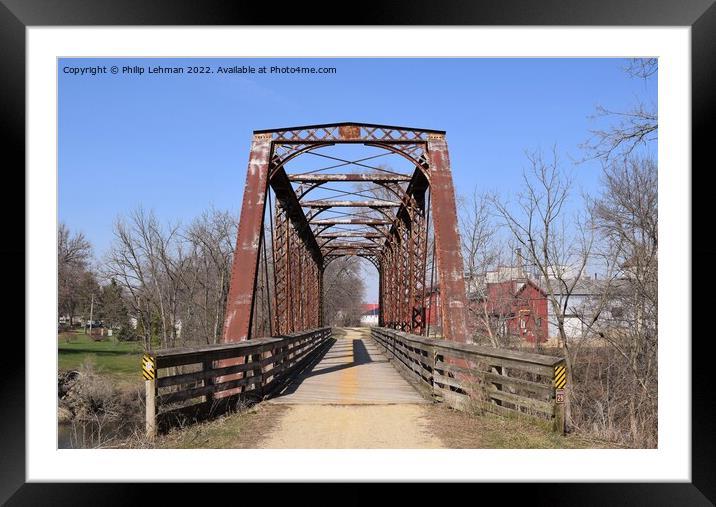 Rustic Bridge 1 Framed Mounted Print by Philip Lehman