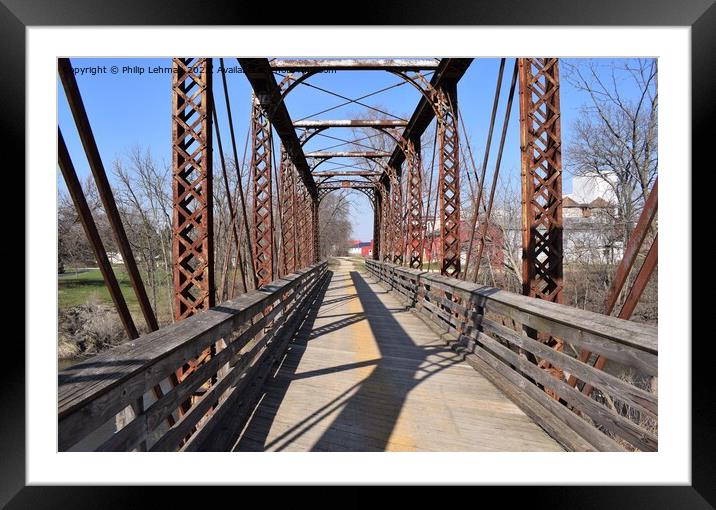 Rustic Bridge 2 Framed Mounted Print by Philip Lehman