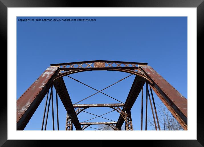 Rustic Bridge 4 Framed Mounted Print by Philip Lehman