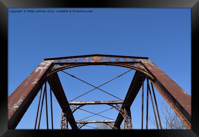 Rustic Bridge 4 Framed Print by Philip Lehman