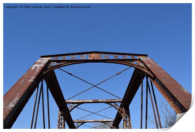 Rustic Bridge 4 Print by Philip Lehman