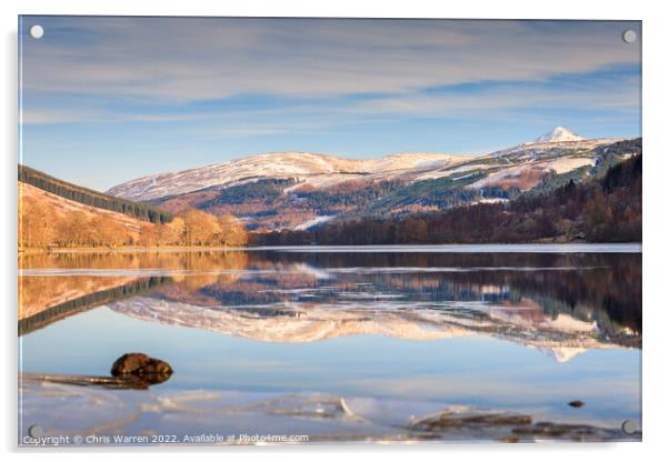 Loch Voil Stirling Scotland Acrylic by Chris Warren
