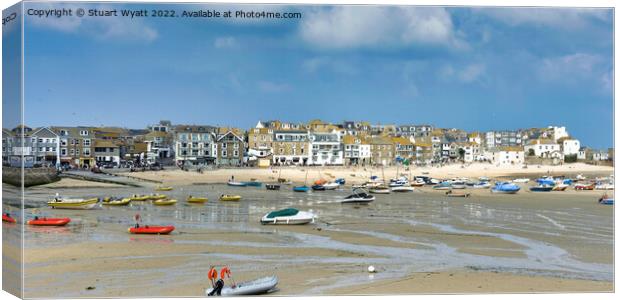 St Ives Canvas Print by Stuart Wyatt