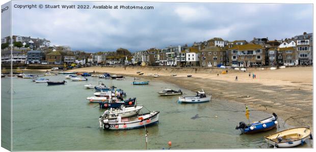 St Ives Canvas Print by Stuart Wyatt