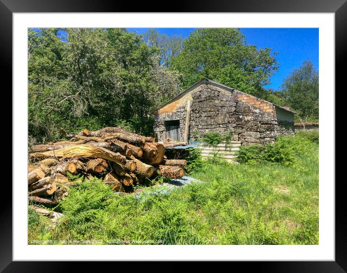 Rustic Abandonment Framed Mounted Print by Roger Mechan