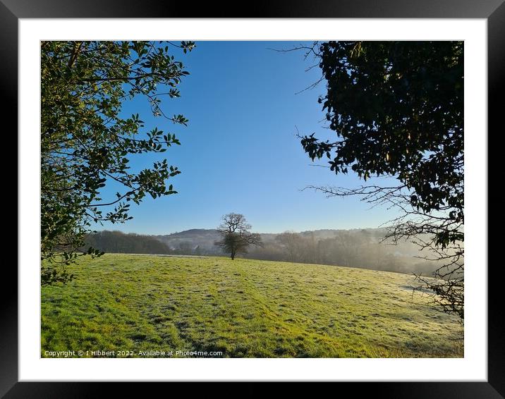 A Frosty Morning Framed Mounted Print by I Hibbert