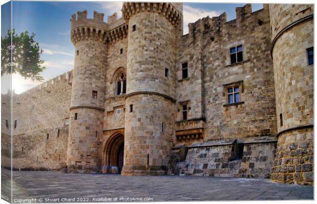 Grand Master Palace in medieval city of Rhodes Canvas Print by Travel and Pixels 