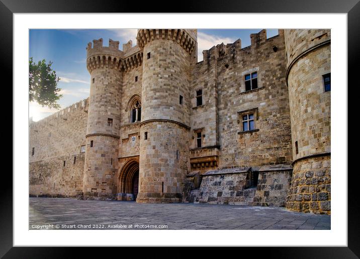 Grand Master Palace in medieval city of Rhodes Framed Mounted Print by Travel and Pixels 