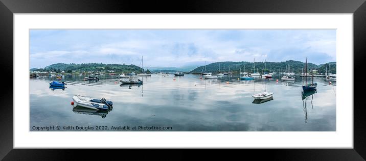 Tayvallich Harbour, Argyll and Bute Framed Mounted Print by Keith Douglas