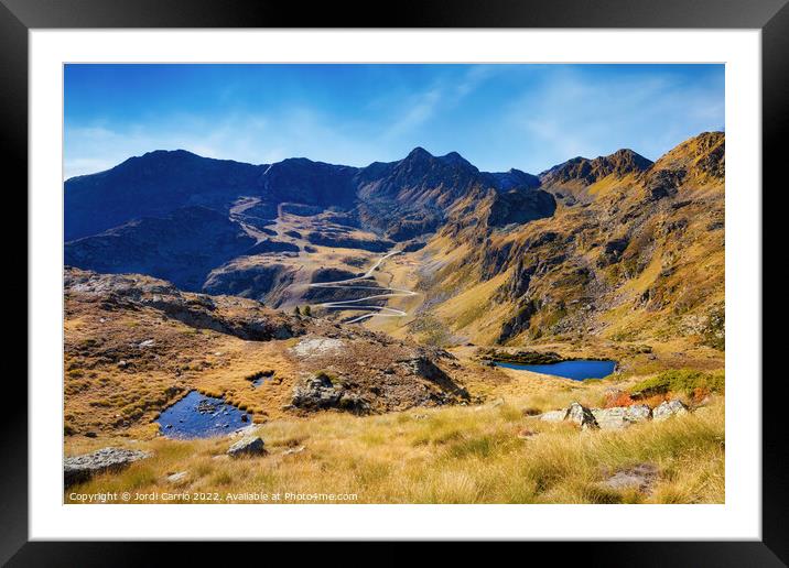 Tristaina Solar Viewpoint - CR2110-5971-GLA Framed Mounted Print by Jordi Carrio