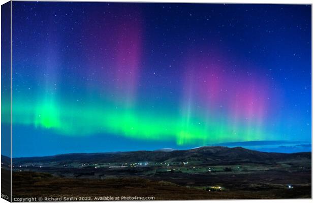 The Aurora Borealis or Northern Lights. #2 Canvas Print by Richard Smith