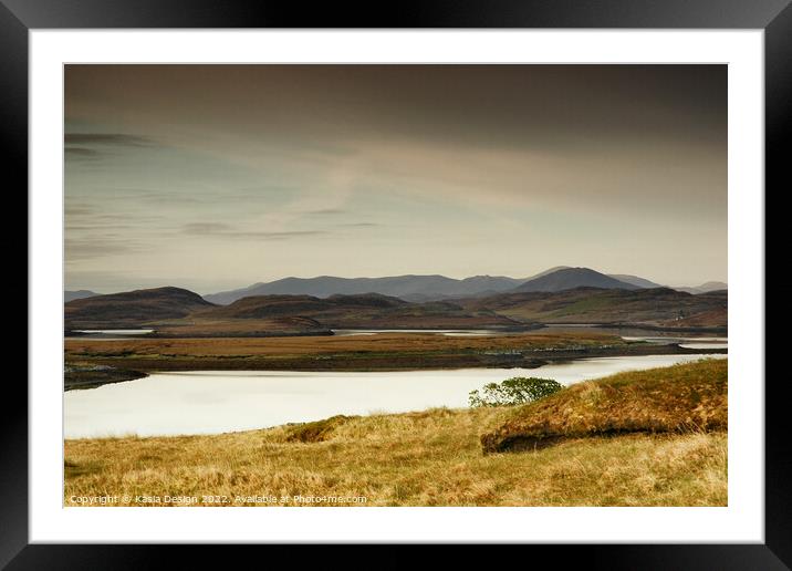 Sleeping Beauty, Isle of Lewis, Outer Hebrides Framed Mounted Print by Kasia Design