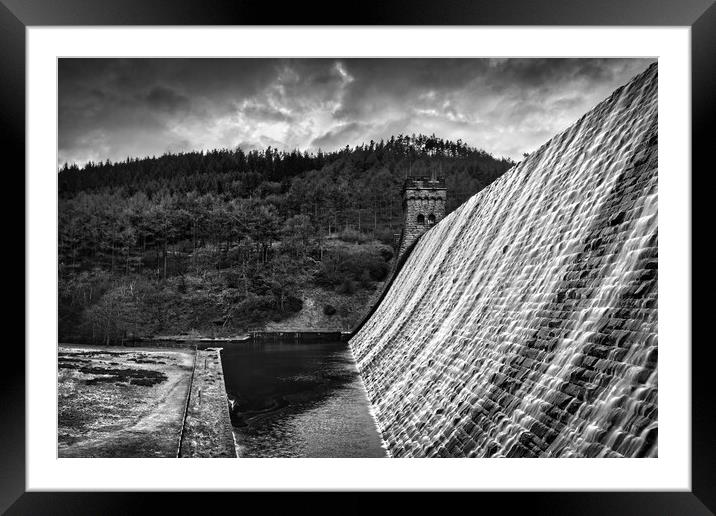 Derwent Dam Framed Mounted Print by Darren Galpin