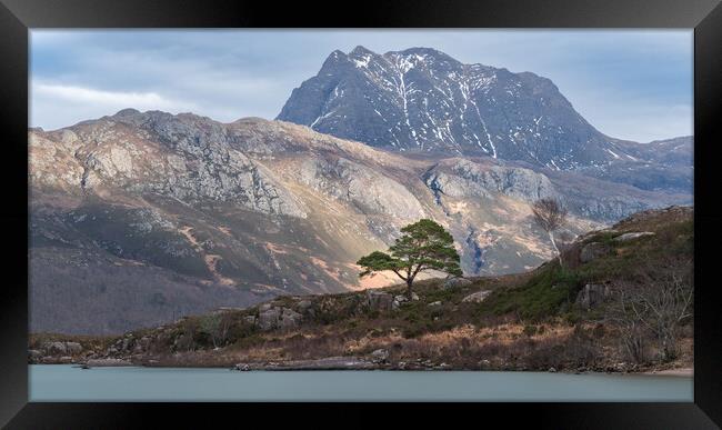 Slioch  Framed Print by Anthony McGeever