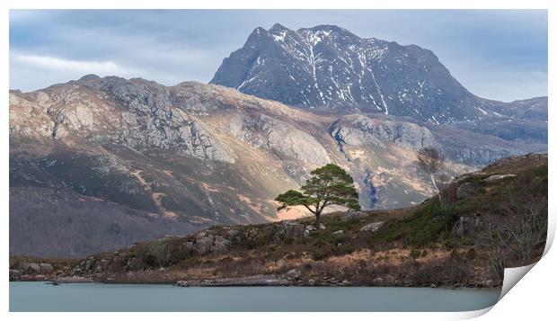 Slioch  Print by Anthony McGeever