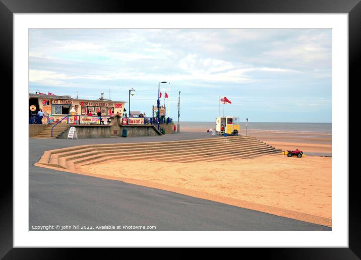 Seaside food at Mablethorpe. Framed Mounted Print by john hill