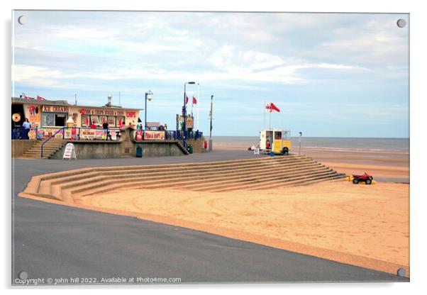 Seaside food at Mablethorpe. Acrylic by john hill