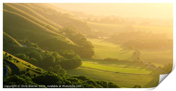 Devils Dyke Brighton East Sussex England Print by Chris Warren