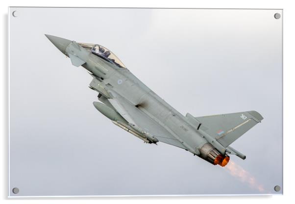 Eurofighter Typhoon ZK367 Acrylic by J Biggadike