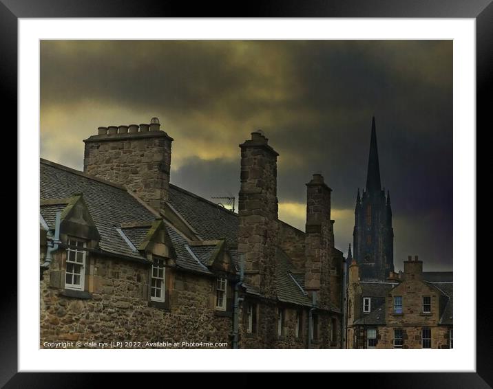 edinburgh old town  Framed Mounted Print by dale rys (LP)